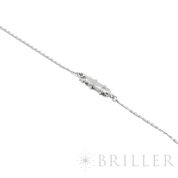 CARTIER カルティエ トリニティ ルバン ネックレス 0.72Ct ダイヤモンド ホワイトゴールド 6