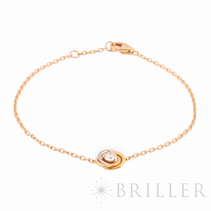 中古)CARTIER カルティエ トリニティ ブレスレット チェーン