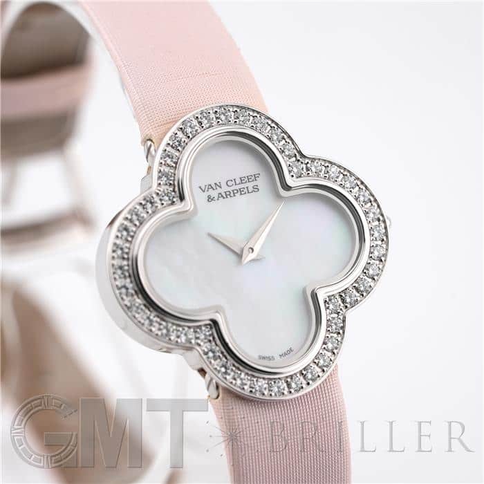 Van Cleef & Arpels ヴァン クリーフ&アーペル アルハンブラ ウォッチ スモールモデル ホワイトゴールド VCARM95800 9
