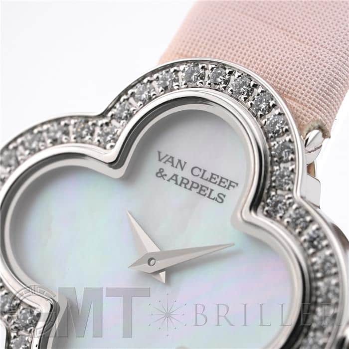 Van Cleef & Arpels ヴァン クリーフ&アーペル アルハンブラ ウォッチ スモールモデル ホワイトゴールド VCARM95800 10