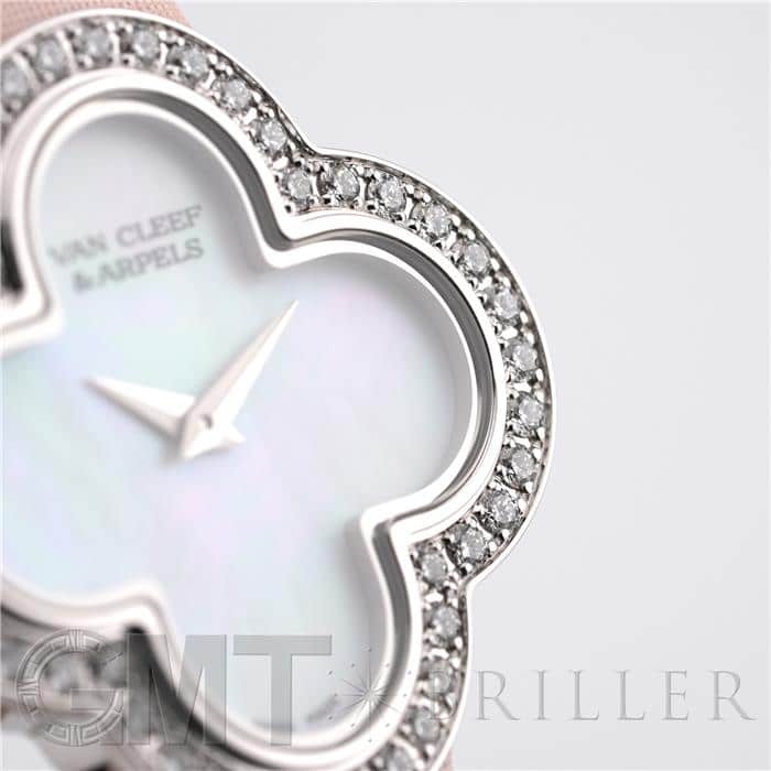 Van Cleef & Arpels ヴァン クリーフ&アーペル アルハンブラ ウォッチ スモールモデル ホワイトゴールド VCARM95800 12