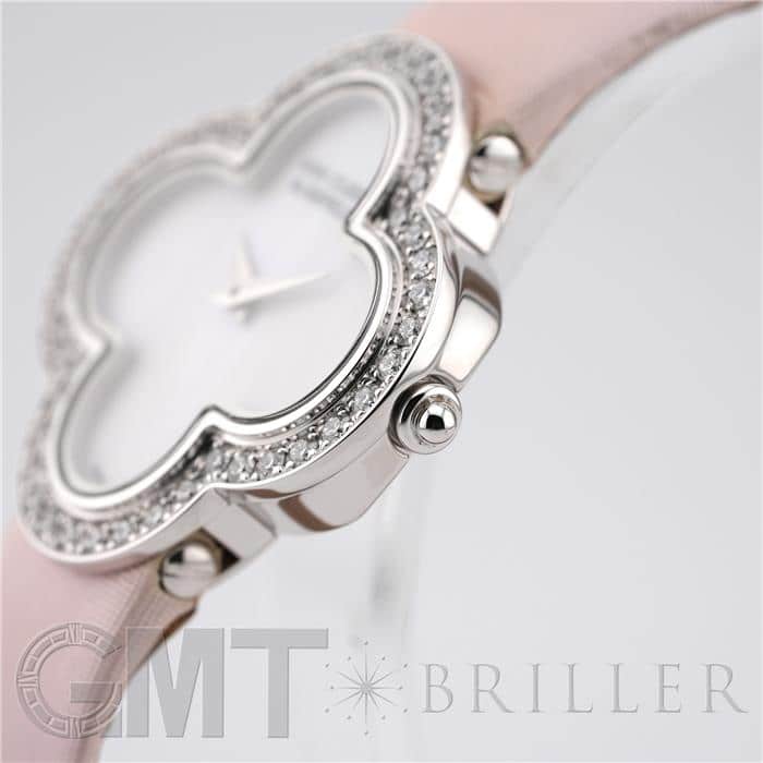 Van Cleef & Arpels ヴァン クリーフ&アーペル アルハンブラ ウォッチ スモールモデル ホワイトゴールド VCARM95800 24