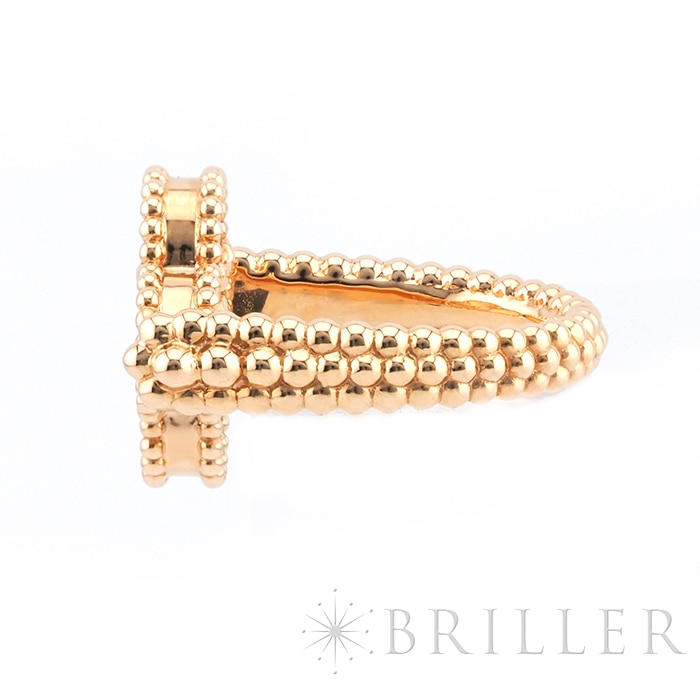 Van Cleef & Arpels ヴァン クリーフ&アーペル アルハンブラ ヴィンテージアルハンブラ リバーシブル リング ローズゴールド カーネリアン 8号 VCARP7U500 11