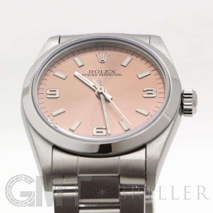ROLEX ロレックス オイスターパーペチュアル 67480 ピンク369 U番 14
