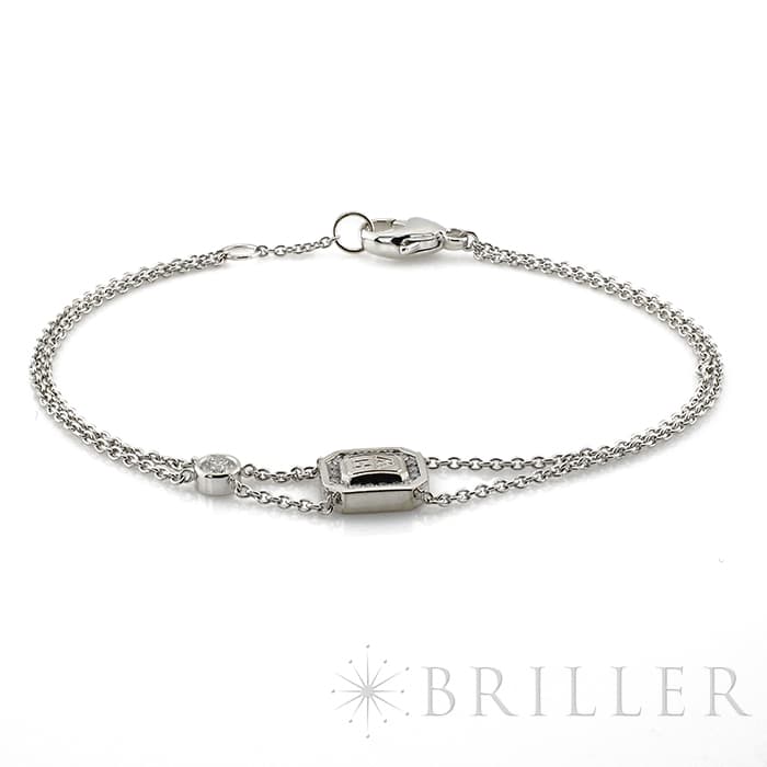 HARRY WINSTON ハリー・ウィンストン HWロゴ ブレスレット ホワイトゴールド ダイヤモンド BRDWDRDLHWL メイン