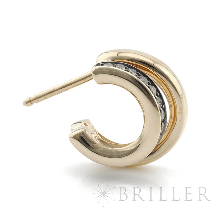 POMELLATO ポメラート ポメラート トゥギャザー イヤリング ピアス ローズゴールド ブラウンダイヤモンド POB8111_O7000_DBR00 TOGETHER 10