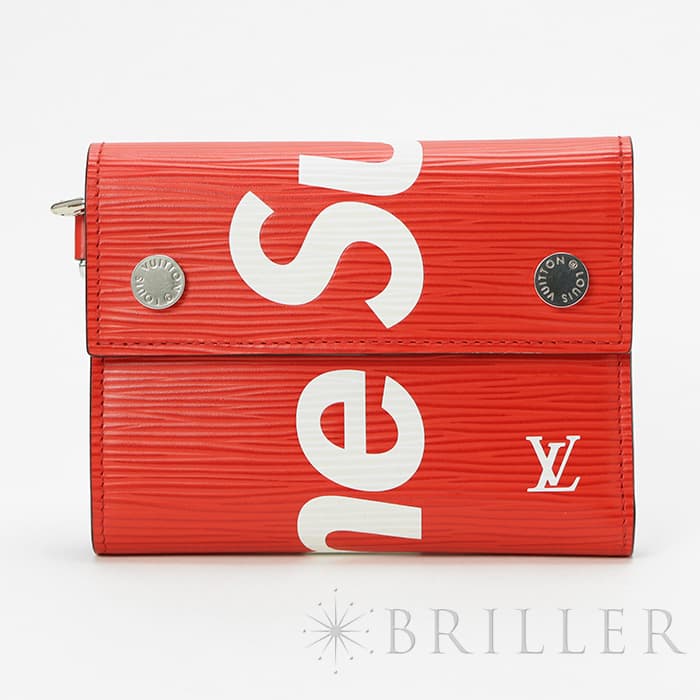 LOUIS VUITTON  ルイ・ヴィトン チェーンコンパクトウォレット シュプリーム エピ レッド M67555 メイン
