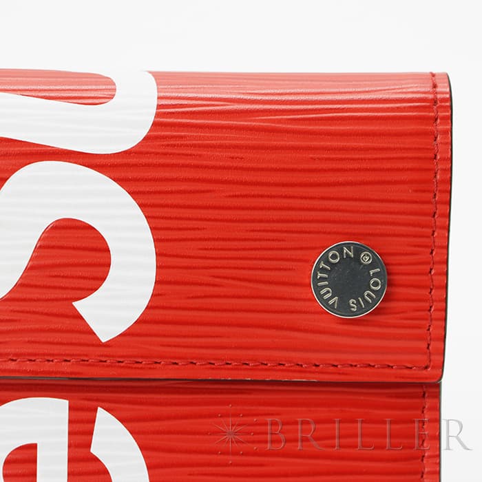 LOUIS VUITTON  ルイ・ヴィトン チェーンコンパクトウォレット シュプリーム エピ レッド M67555 15