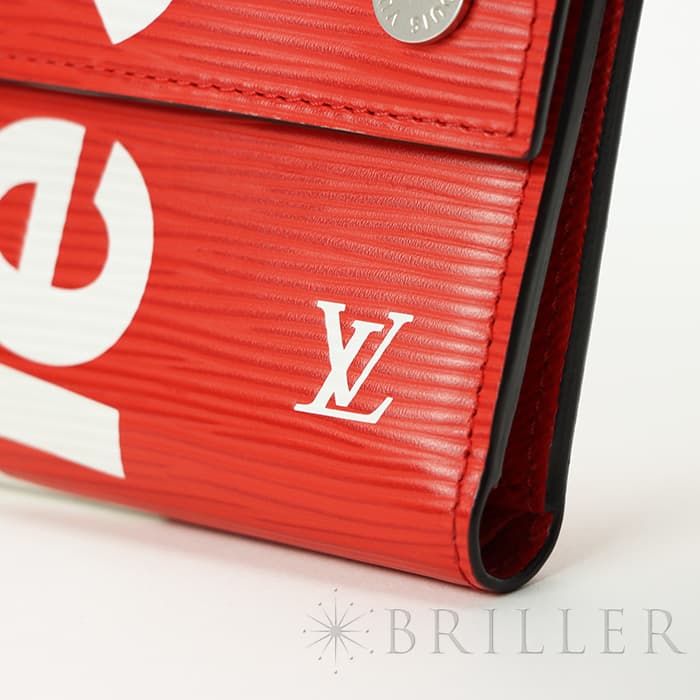 LOUIS VUITTON  ルイ・ヴィトン チェーンコンパクトウォレット シュプリーム エピ レッド M67555 17