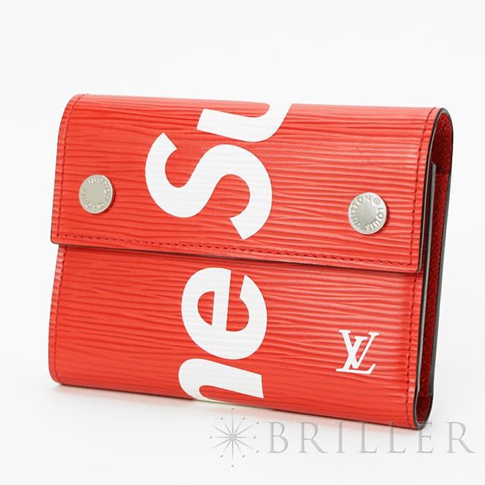LOUIS VUITTON  ルイ・ヴィトン チェーンコンパクトウォレット シュプリーム エピ レッド M67555 27