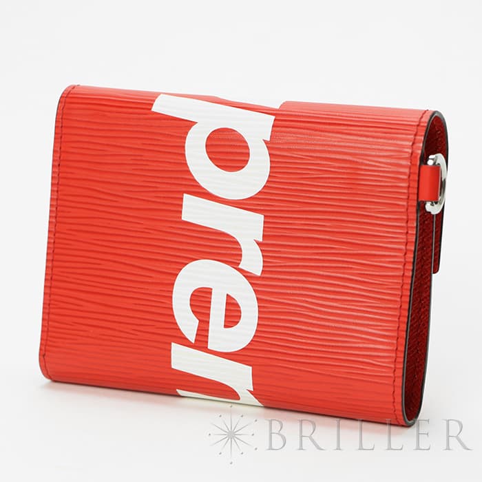 LOUIS VUITTON  ルイ・ヴィトン チェーンコンパクトウォレット シュプリーム エピ レッド M67555 28