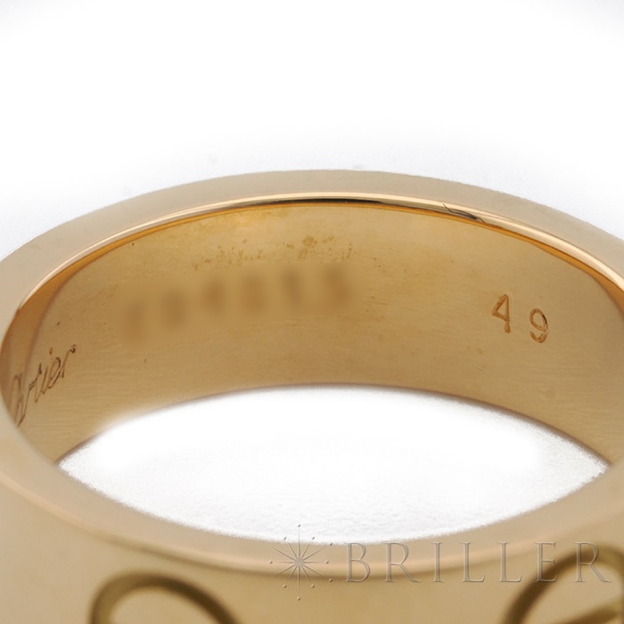 CARTIER カルティエ ラブ リング クラシックモデル イエローゴールド 9号 10