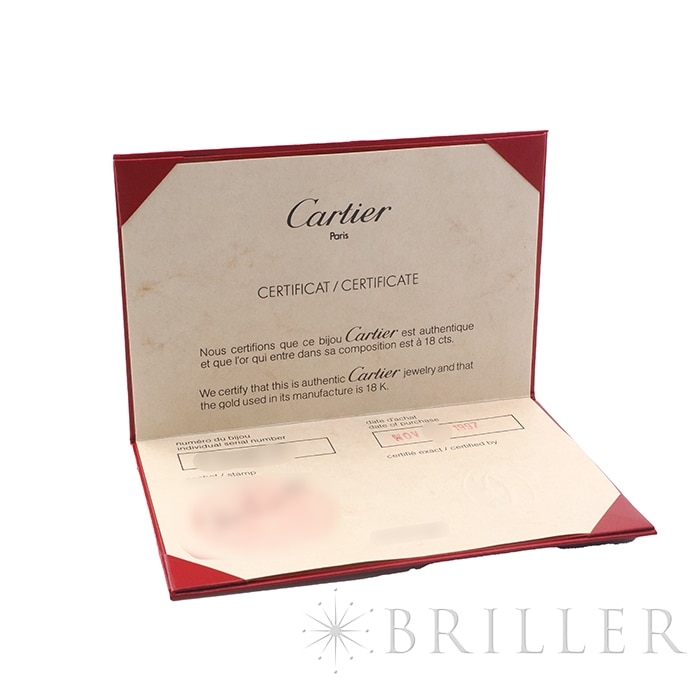 CARTIER カルティエ ラブ リング クラシックモデル イエローゴールド 9号 6