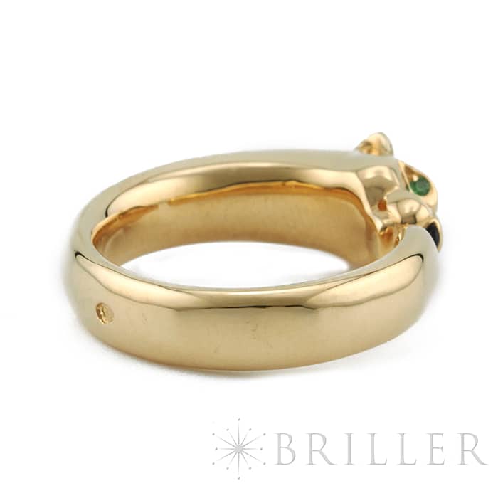 CARTIER カルティエ パンテール ドゥ カルティエ リング イエローゴールド オニキス ツァボライトガーネット 9号 B4230100 9