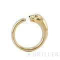 CARTIER カルティエ パンテール ドゥ カルティエ リング イエローゴールド オニキス ツァボライトガーネット 9号 B4230100 3