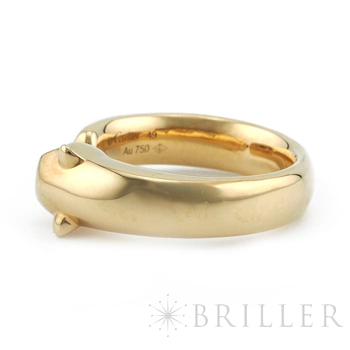 CARTIER カルティエ パンテール ドゥ カルティエ リング イエローゴールド オニキス ツァボライトガーネット 9号 B4230100 5