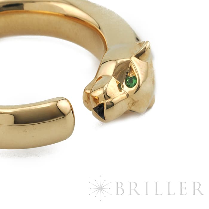 CARTIER カルティエ パンテール ドゥ カルティエ リング イエローゴールド オニキス ツァボライトガーネット 9号 B4230100 6