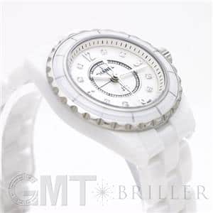 CHANEL シャネル J12 H2570 ホワイトセラミック MOP/8Pダイヤ 29mm