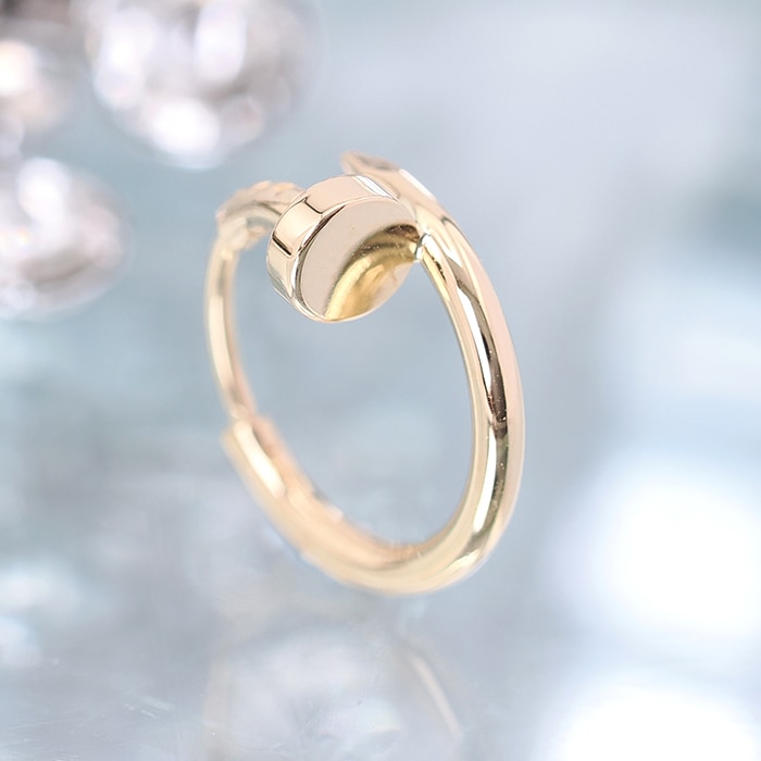 CARTIER カルティエ ジュストアンクル イヤリング ピアス イエローゴールド B8301446 2