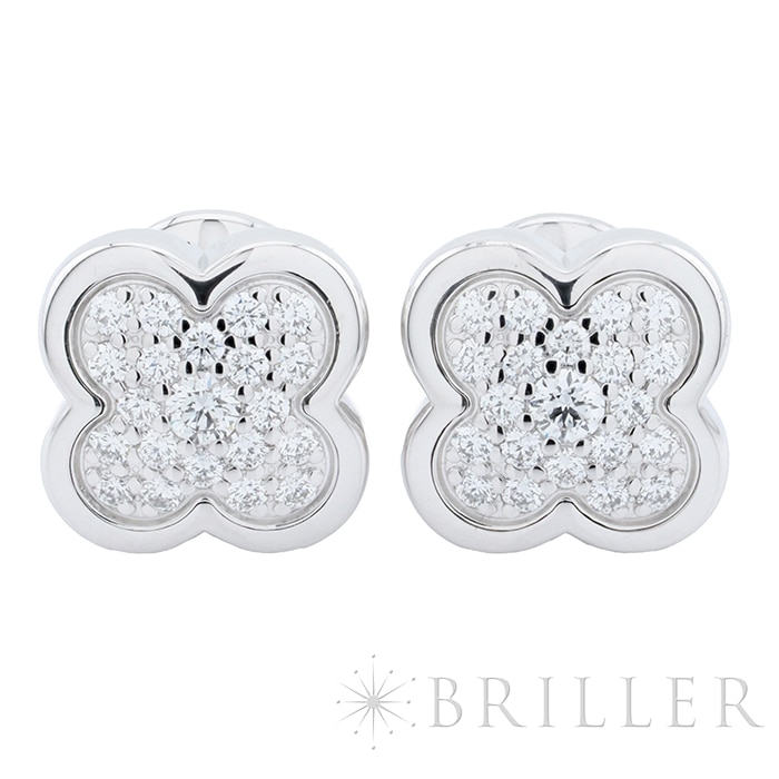 Van Cleef & Arpels ヴァン クリーフ&アーペル ピュアアルハンブラ ピアス パヴェダイヤモンド ホワイトゴールド VCARA38200 メイン
