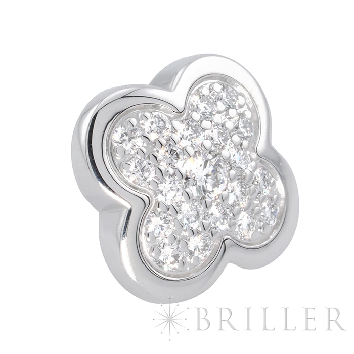 Van Cleef & Arpels ヴァン クリーフ&アーペル ピュアアルハンブラ ピアス パヴェダイヤモンド ホワイトゴールド VCARA38200 8
