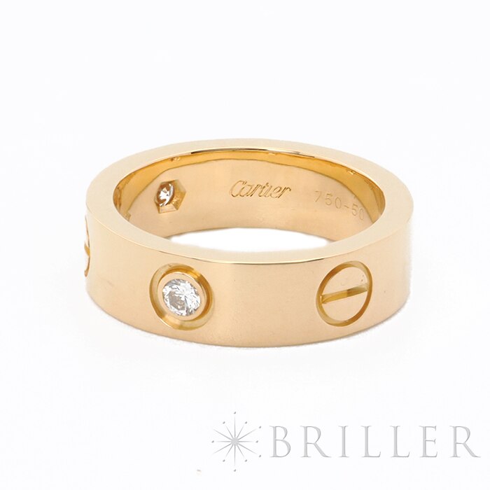 中古)CARTIER カルティエ ラブ リング イエローゴールド ダイヤモンド 