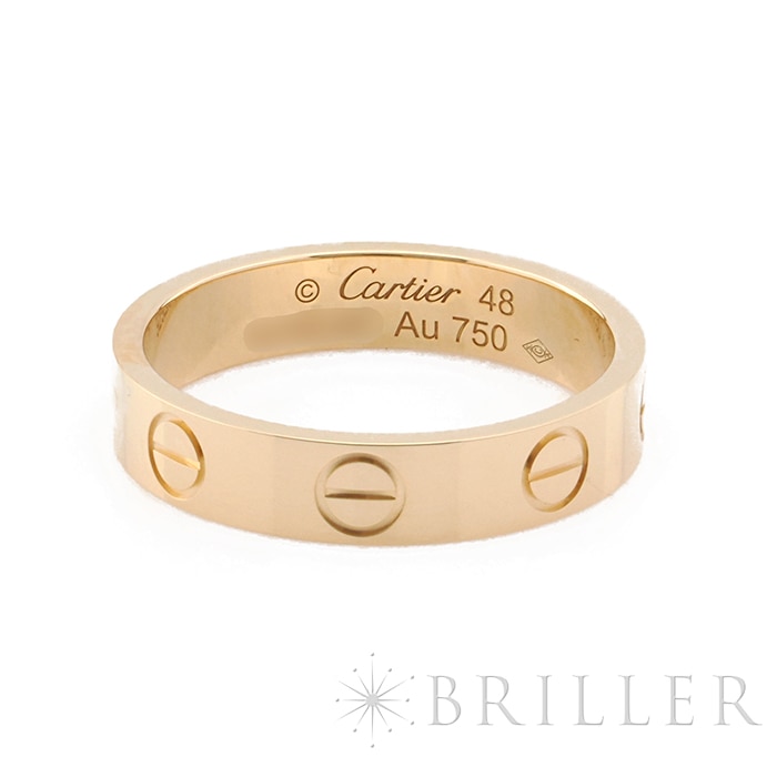 CARTIER カルティエ ラブ リング スモールモデル イエローゴールド 8号 B4085048 メイン