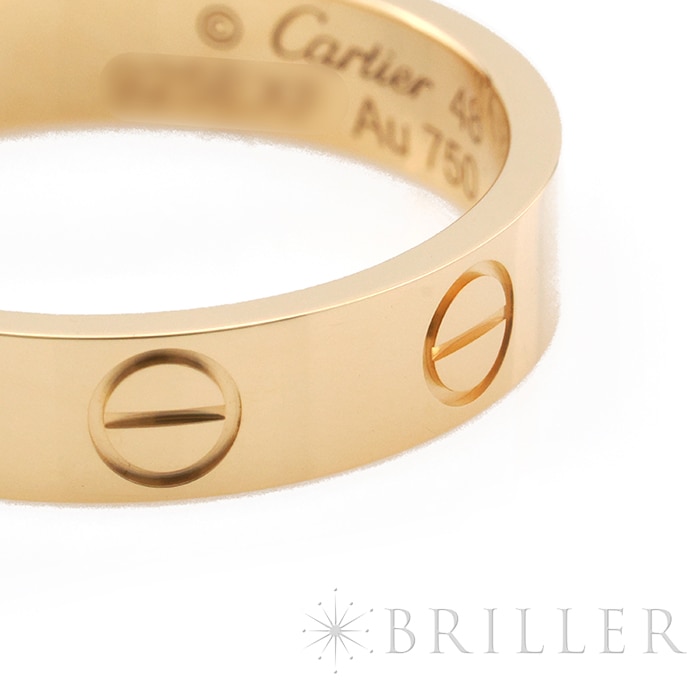 CARTIER カルティエ ラブ リング スモールモデル イエローゴールド 8号 B4085048 10