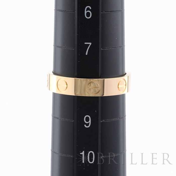 CARTIER カルティエ ラブ リング スモールモデル イエローゴールド 8号 B4085048 12