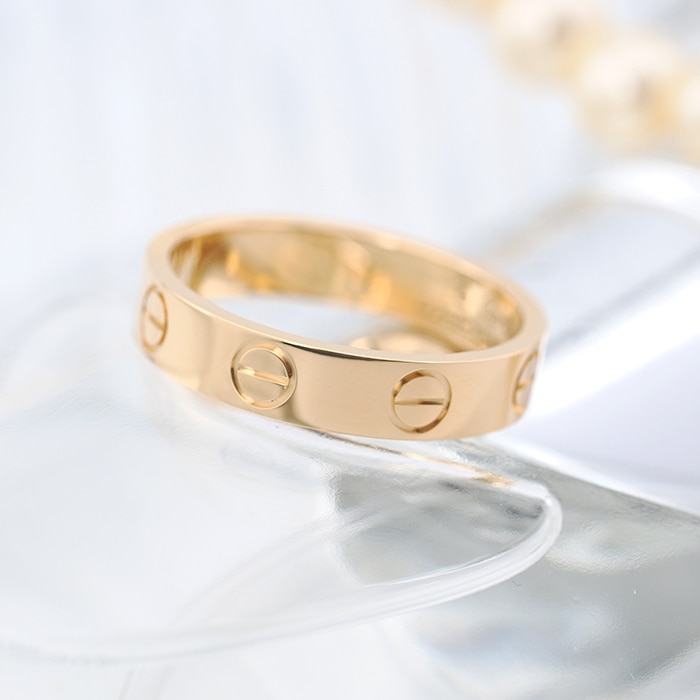 CARTIER カルティエ ラブ リング スモールモデル イエローゴールド 8号 B4085048 2