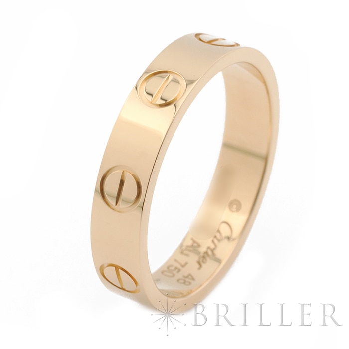 CARTIER カルティエ ラブ リング スモールモデル イエローゴールド 8号 B4085048 7