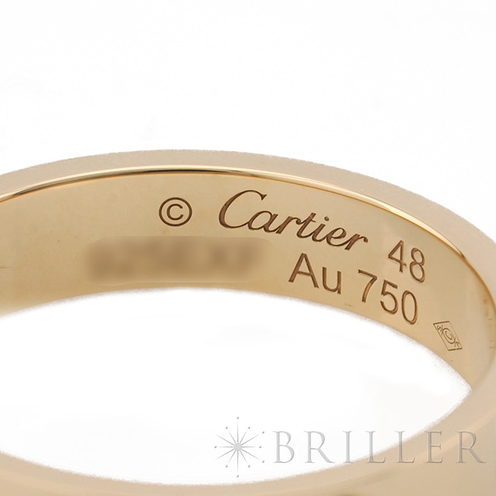 CARTIER カルティエ ラブ リング スモールモデル イエローゴールド 8号 B4085048 8