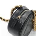 CHANEL シャネル シャネル19 AP0945 19 ラウンド クラッチ チェーン ショルダー バッグ レザー ブラック 12