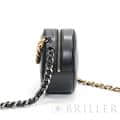CHANEL シャネル シャネル19 AP0945 19 ラウンド クラッチ チェーン ショルダー バッグ レザー ブラック 17