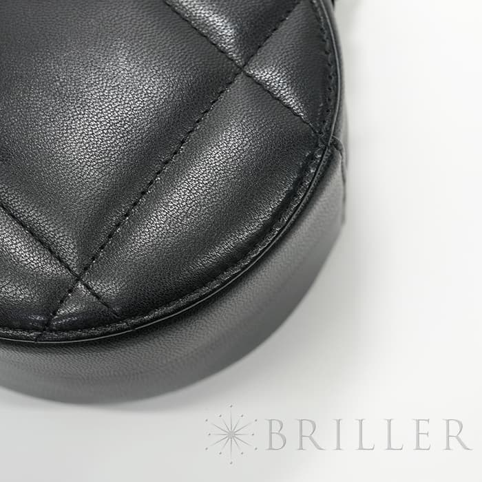 CHANEL シャネル シャネル19 AP0945 19 ラウンド クラッチ チェーン ショルダー バッグ レザー ブラック 20