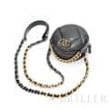 CHANEL シャネル シャネル19 AP0945 19 ラウンド クラッチ チェーン ショルダー バッグ レザー ブラック 23