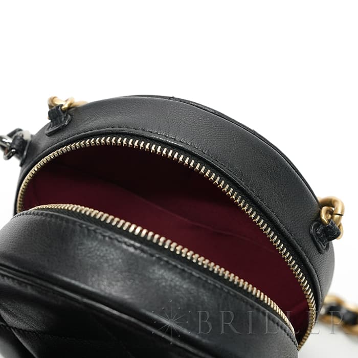 CHANEL シャネル シャネル19 AP0945 19 ラウンド クラッチ チェーン ショルダー バッグ レザー ブラック 3