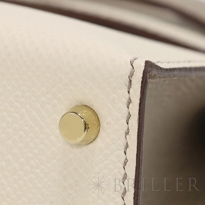 HERMES エルメス ミニケリー2 パーソナルオーダー（スペシャルオーダー） エプソン クレ/グリアスファルト  ゴールド金具 21