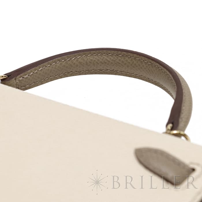 HERMES エルメス ミニケリー2 パーソナルオーダー（スペシャルオーダー） エプソン クレ/グリアスファルト  ゴールド金具 6