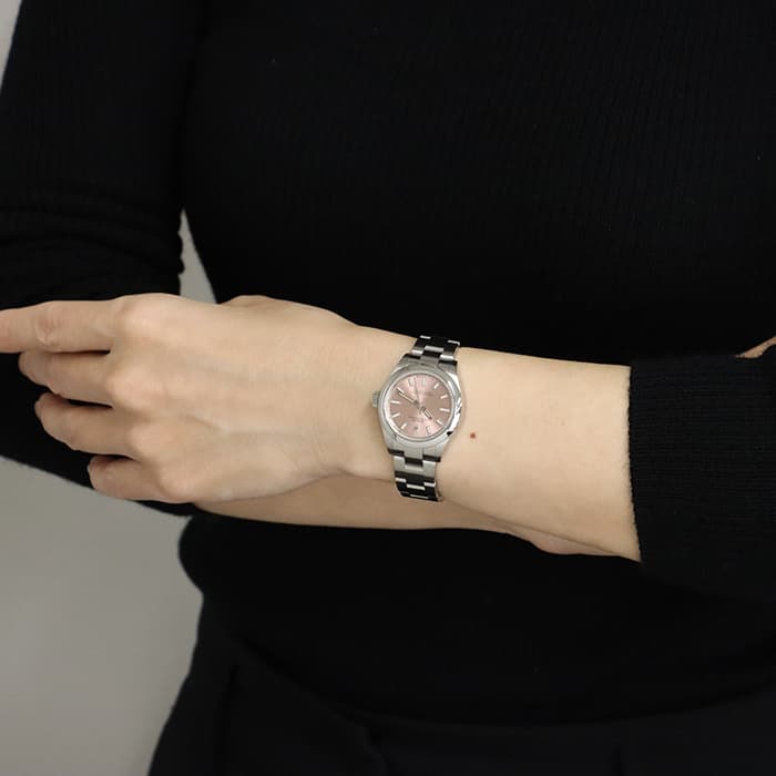 未使用 Rolex ロレックス オイスターパーペチュアル 2760 ピンク 商品id 詳細ページ レディース腕時計の販売買取 Briller ロレックス カルティエ シャネル オメガなど人気の高級ブランド腕時計