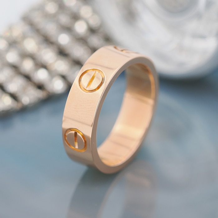 CARTIER カルティエ ラブ リング クラシックモデル ピンクゴールド 10号 B4047150 2