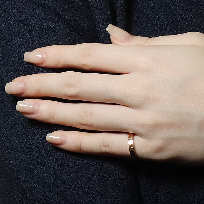 CARTIER カルティエ C ドゥ カルティエ リング B4087248 ピンクゴールド 8号 13