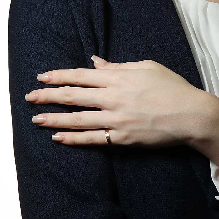 CARTIER カルティエ C ドゥ カルティエ リング B4087248 ピンクゴールド 8号 14