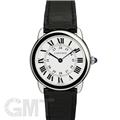 CARTIER カルティエ ロンドソロ ロンドソロ SM シルバー SS/革 W6700155 【保証書日付2年以内限定】