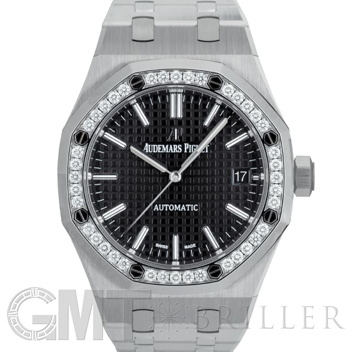 AUDEMARS PIGUET オーデマ・ピゲ ロイヤルオーク 37mm ブラック ベゼルダイヤ 15451ST.ZZ.1256ST.01 メイン