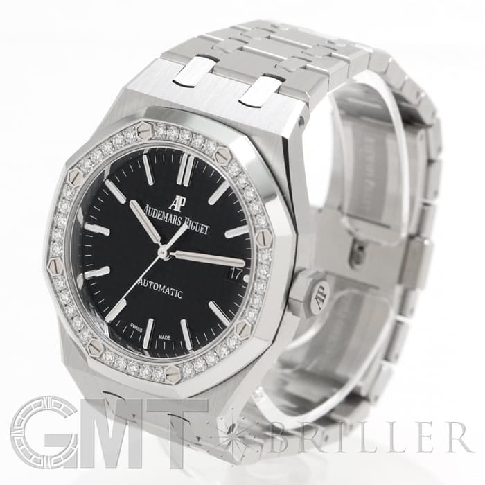 AUDEMARS PIGUET オーデマ・ピゲ ロイヤルオーク 37mm ブラック ベゼルダイヤ 15451ST.ZZ.1256ST.01 1