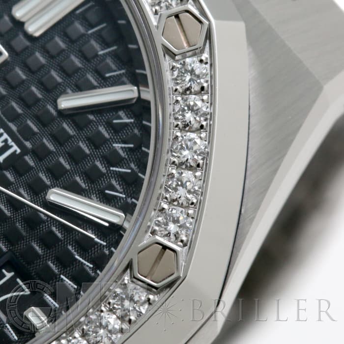 AUDEMARS PIGUET オーデマ・ピゲ ロイヤルオーク 37mm ブラック ベゼルダイヤ 15451ST.ZZ.1256ST.01 7
