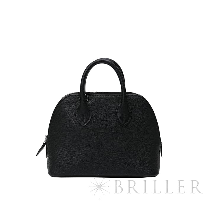 HERMES エルメス ボリード 1923 ミニ シェーブル ノワール シルバー金具 16