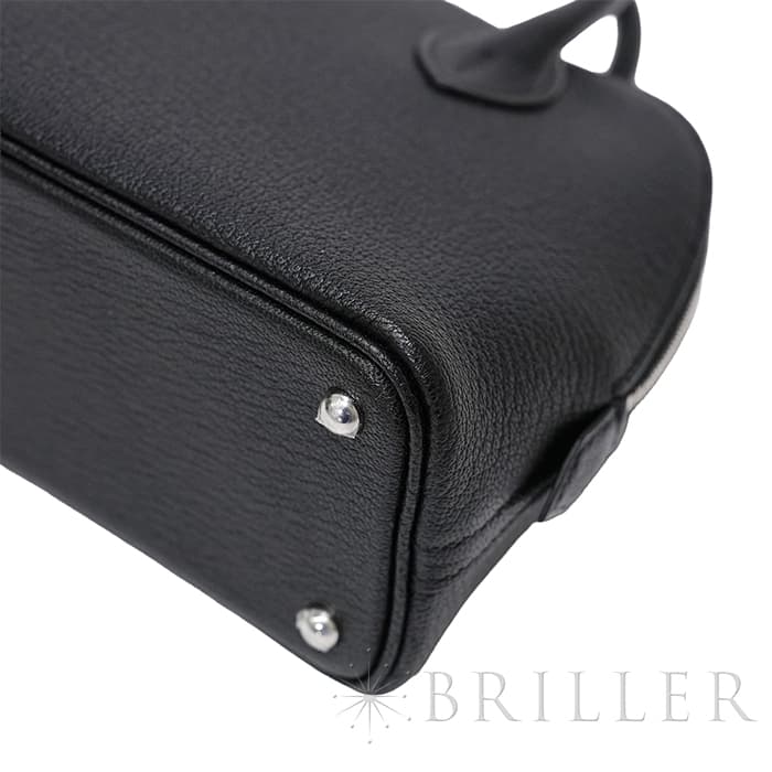 HERMES エルメス ボリード 1923 ミニ シェーブル ノワール シルバー金具 20