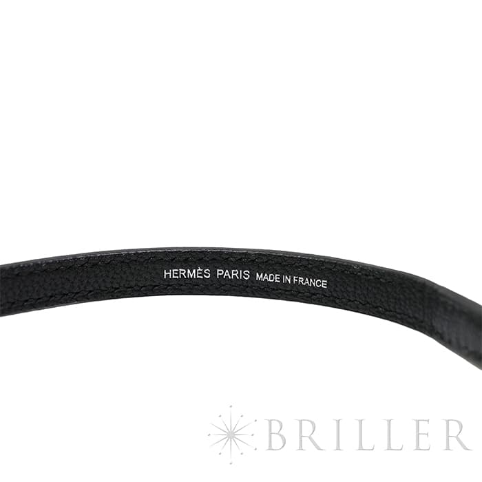 HERMES エルメス ボリード 1923 ミニ シェーブル ノワール シルバー金具 27